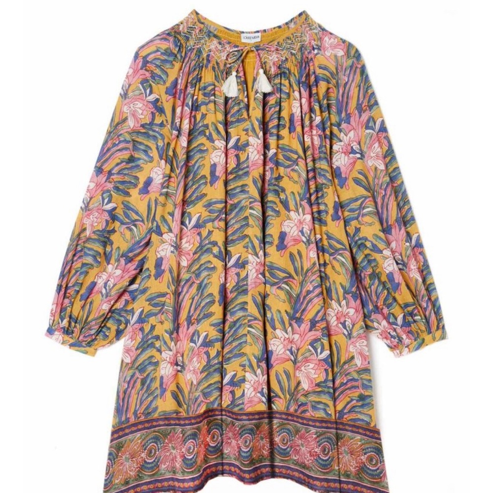 LOUISE MISHA DRESS JANICE - HONEY FLOWER. SZ 12